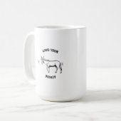 ken je ezel koffiemok (Voorkant links)