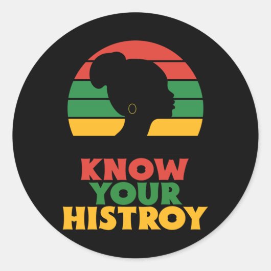 Ken je geschiedenis sticker (Voorkant)