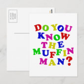 Ken je het Muffin Man? Briefkaart (Voorkant / Achterkant)