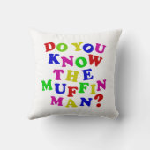 Ken je het Muffin Man? Kussen (Achterkant)