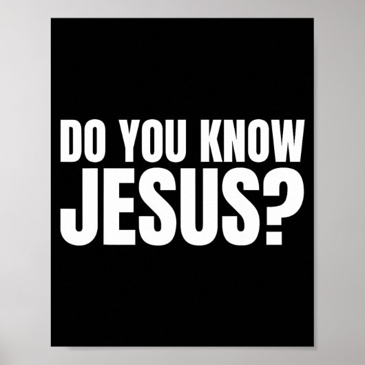 Ken Je Jezus Laten We Het Over Hebben Poster (Voorkant)
