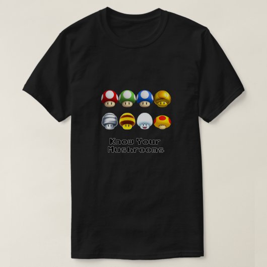Ken je paddenstoelen t-shirt (Design voorkant)