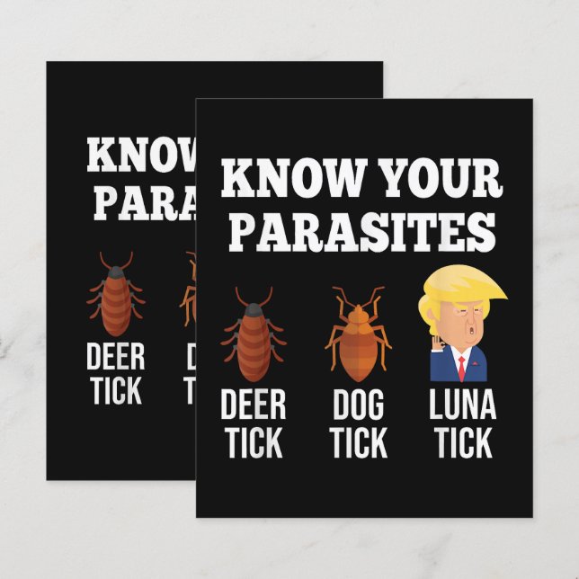 Ken Je Parasieten Anti-Trump (Voorkant / Achterkant)
