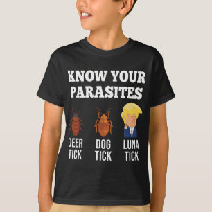 Ken je parasieten Anti-Trump Funny LUNA TICK RES T-shirt