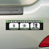 Ken je parasieten Anti-Trump Grappig Bumpersticker (Op auto)