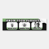 Ken je parasieten Anti-Trump Grappig Bumpersticker (Voorkant)