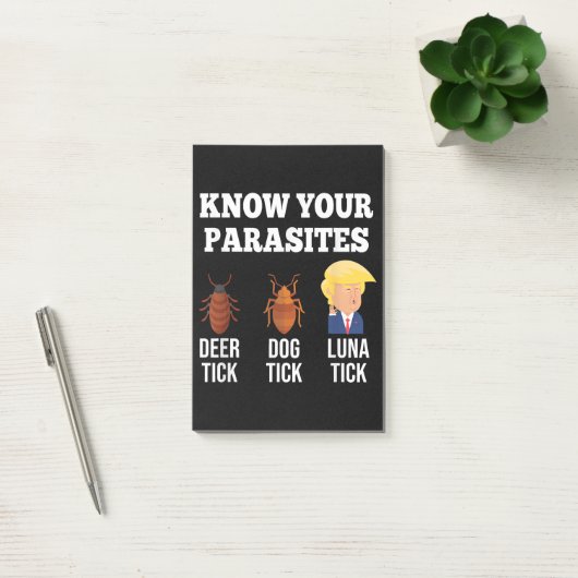 Ken Je Parasieten Anti-Trump Post-it® Notes (Kantoor)