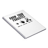 Ken je parasieten - Anti-Trump T-shirt - Unisex Notitieboek (Rechterzijde)