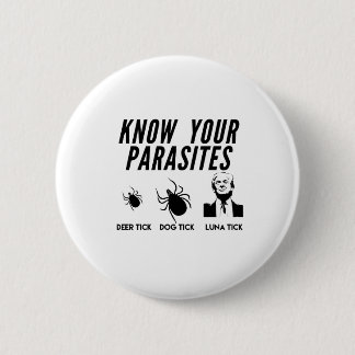 Ken je parasieten - Anti-Trump T-shirt - Unisex Ronde Button 5,7 Cm