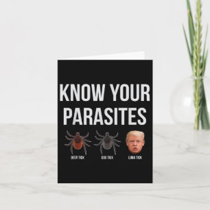 Ken je parasieten die President Trump Parasite dum Kaart