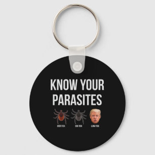 Ken je parasieten die President Trump Parasite dum Sleutelhanger