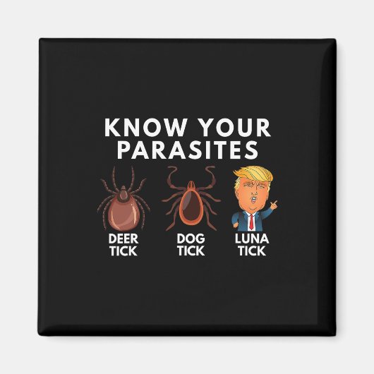 Ken je parasieten herten teek hond teek luna teek magneet (Voorkant)