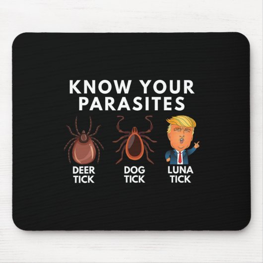 Ken je parasieten herten teek hond teek luna teek muismat (Voorkant)