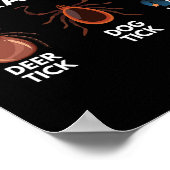 Ken je parasieten herten teek hond teek luna teek poster (Hoek)