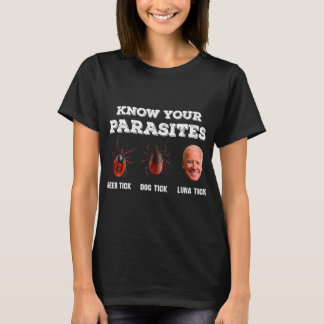 Ken je parasites anti Joe Biden T-shirt