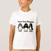 Ken je pinguïns kalm t-shirt (Voorkant)
