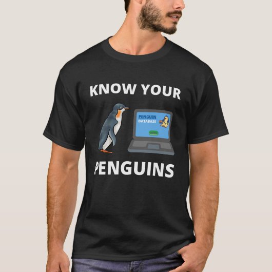 Ken je Pinguïns T-shirt (Voorkant)