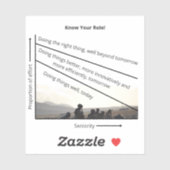 Ken je rol! Sticker (Vel)