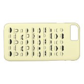 Ken je snor? Geel Case-Mate iPhone Case (Achterkant (Horizontaal))