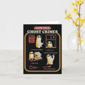 Ken je spookmisdaden Grappige Halloween Kaart (Gele Bloem)