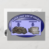 Ken je stapel stokken - briefkaart (Voorkant / Achterkant)