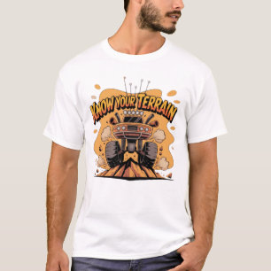 Ken Je Terrein Oranje Monstertruck Off-Road T-shirt