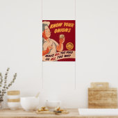 Ken je uien poster (Keuken)