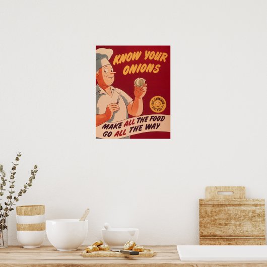 Ken je uien poster (Keuken)