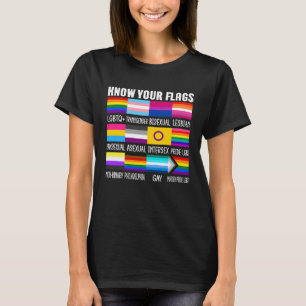 Ken je vlaggen LGBTQ+ Gay Pride Flag Transgender T-shirt