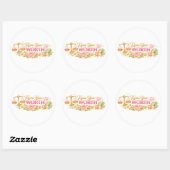 Ken je waarde ronde sticker (Vel)