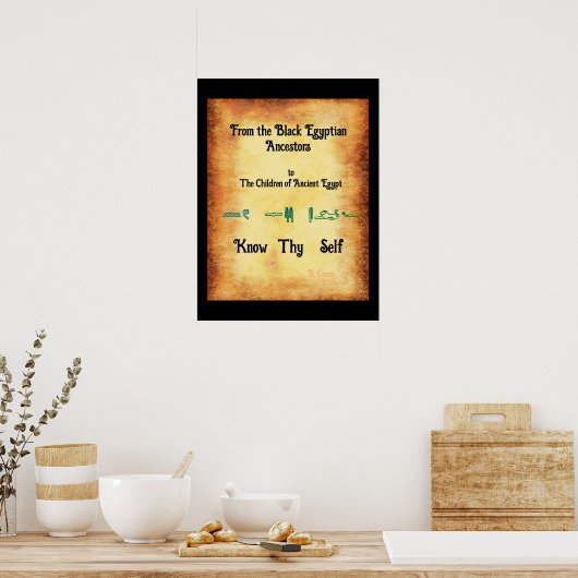 Ken je zelf poster (Keuken)