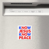 Ken Jesus Know Peace Christelijk Magneet (Insitu (Vaatwasser))