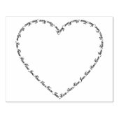 Ken Jesus Know Peace Heart lijst Art stempel (Afrduk)