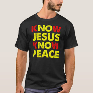 Ken Jezus Ken Vrede Christelijk T-Shirt