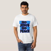 Ken Jezus Know Peace Mannen shirt (Voorkant volledig)