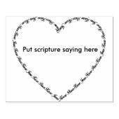 Ken Jezus weet dat vredeshart lijst 2 kunststempel Rubberstempel (Afrduk)