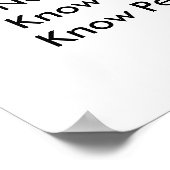 Ken Jezus, weet vrede! Poster (Hoek)