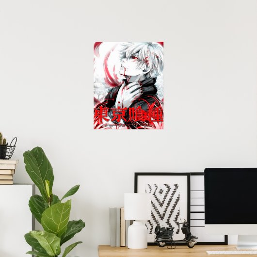 Ken Kaneki Poster (Thuiskantoor)