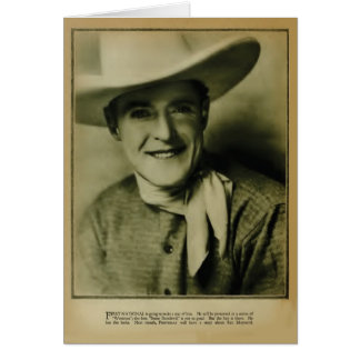 Ken Maynard 1926 portretkaart