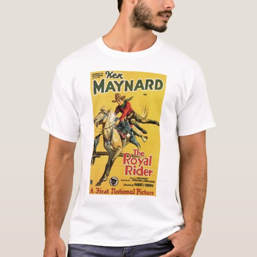 Ken Maynard 1929  poster T-shirt (Voorkant)