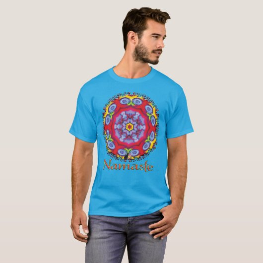 Ken Namaste Kaleidoscoop T-shirt (Voorkant volledig)