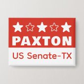 Ken PAXTON voor US Senaat Texas 2026 Button (Voorkant)