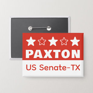 Ken PAXTON voor US Senaat Texas 2026 Button