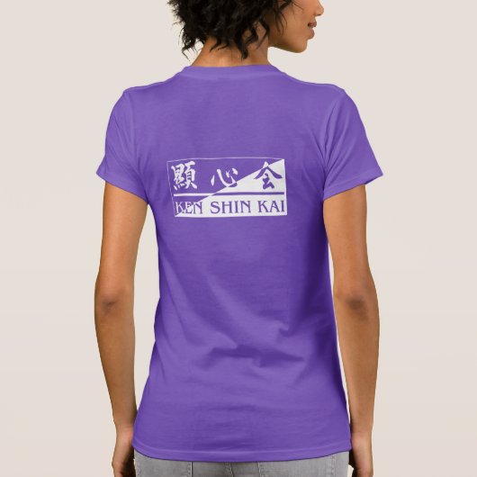 Ken Shin Kai club shirt - womens purple (Achterkant)