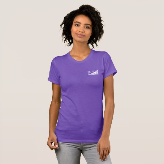 Ken Shin Kai club shirt - womens purple (Voorkant volledig)