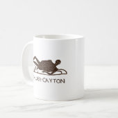 Ken Thyself Memento Mori Mosaic Koffiemok (Voorkant links)