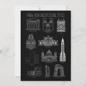 Ken uw architectuurstijlen Gebouwen Kaart (Voorkant)