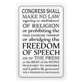 Ken uw eerste wijzigingsrechten magneet