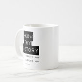 Ken Uw Geschiedenis Koffiemok (Voorkant links)