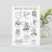 Ken Uw Historische Periode - de Periodes van de Ge Kaart (Staand voorkant)